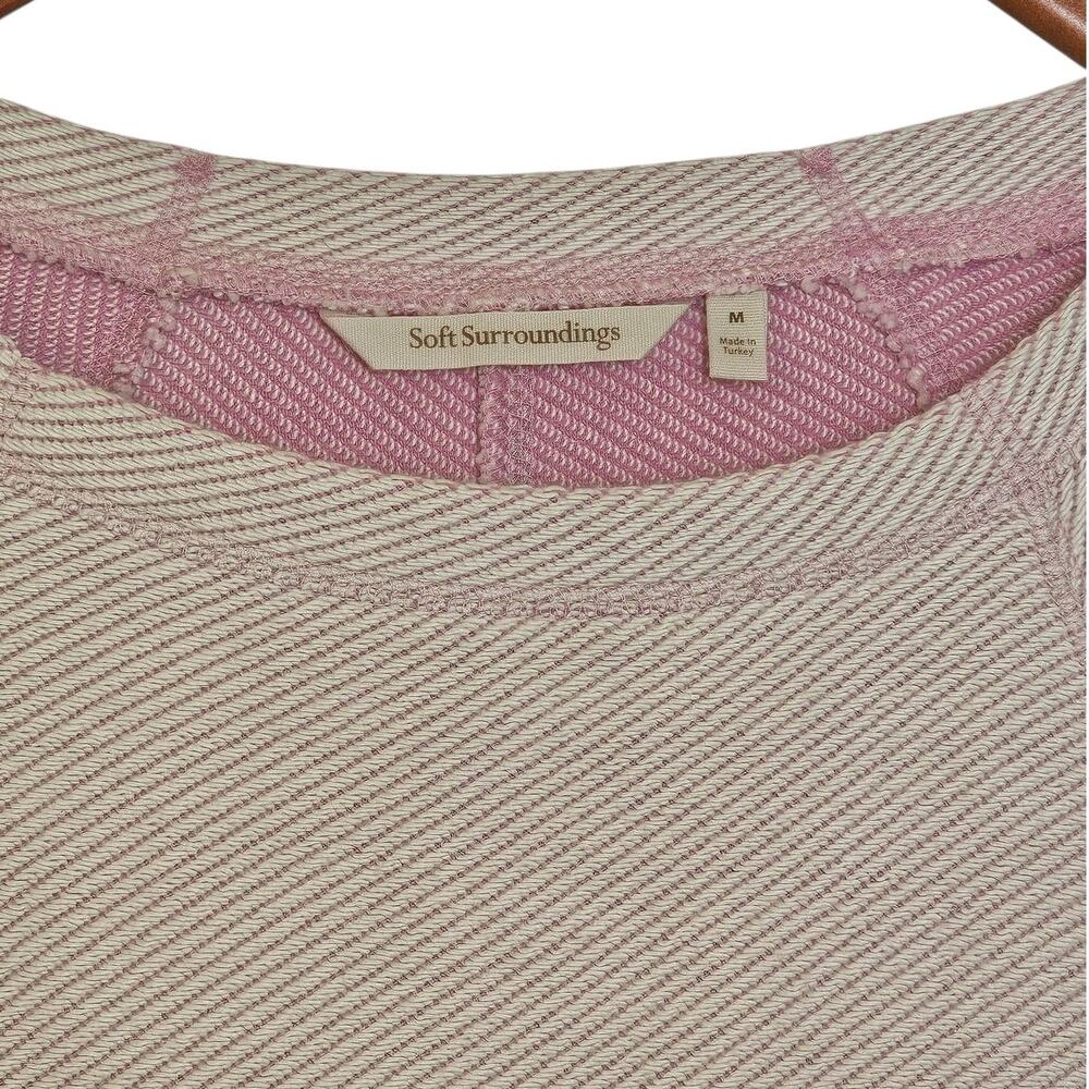 Soft Surroundings Pink Crocus Heather Tide Pool Boho Tunic - Picture 2 of 6